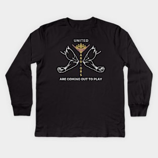 Union Warriors Are Coming Out to Play Kids Long Sleeve T-Shirt